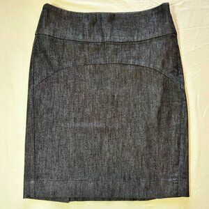GAP INDIGO DENIM STRETCH MINI SKIRT, SZ 6